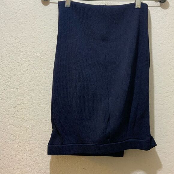 St. John Basics  3Pc Santana Knit Jacket &pants , tank  Suit Navy Size 12 H2 - Picture 6 of 10